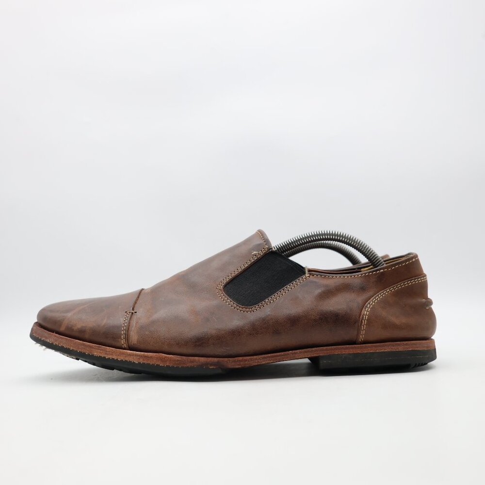 Timberland Boot Co Wodehouse Distressed Brown Leather Men's Size 11 Slip On - Picture 4 of 10
